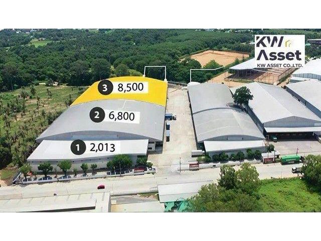 ให้เช่าโกดัง/คลังสินค้า ขนาด 2,013 ตรม. ขนาด 6,800 ตรม. และ 8,500