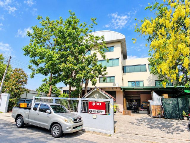 ขายโกดังพร้อมสำนักงาน 4 ชั้น แบริ่ง 31 สุขุมวิท 107 พื้นที่ 1,168 ตร.ม. พร้อมเฟอร์นิเจอร์ครบ