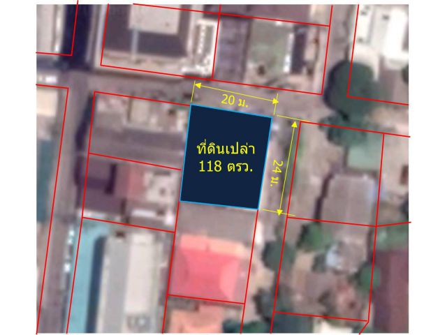 L132 ขายที่ดินพร้อมสิ่งปลูกสร้าง 118 ตรว. (ย่านสันติธรรม)