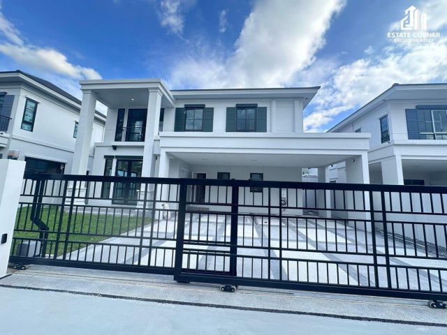 ขายด่วน! บ้านเดี่ยวหรู หมู่บ้าน เศรษฐสิริ วัชรพล–เทพรักษ์ บ้านสวยตกแต่งครบทั้งภายในและภายนอก พร้อมเข้าอยู่