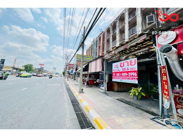 ขายอาคารพาณิชย์ 4.5 ชั้น ถนนงามวงศ์วาน หลักสี่ ใกล้เดอะมอลล์ไลฟ์สโตร์ รถไฟฟ้าสายสีแดง