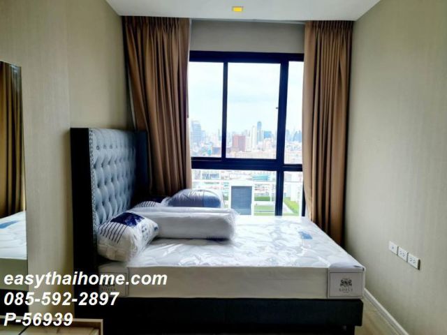 P-56939 คอนโดให้เช่า Quinn Condo Ratchada ใกล้ MRT สุทธิสาร | เฟอร์บิวท์อินครบ+เครื่องซักผ้า Line@easythaihome
