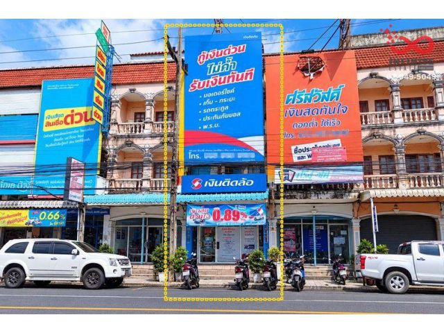ขายอาคารพาณิชย์ 3 ชั้น ติดถนนศรีสุทัศน์ ตลาดใหญ่ เมืองภูเก็ต ใกล้ย่านเมืองเก่าภูเก็ต