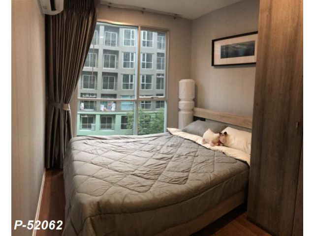 P-52062 คอนโดให้เช่า Lumpini Place Bangna Km.3 ห้องชั้น 4 ตึก A ใกล้ Central บางนา | 1 นอน 26 ตรม. วิวสระว่ายน้ำ