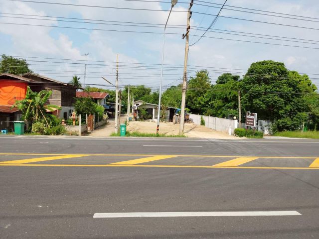 ขายที่ดิน 60 ตรว.ถมแล้ว ติดถนน 4 เลน