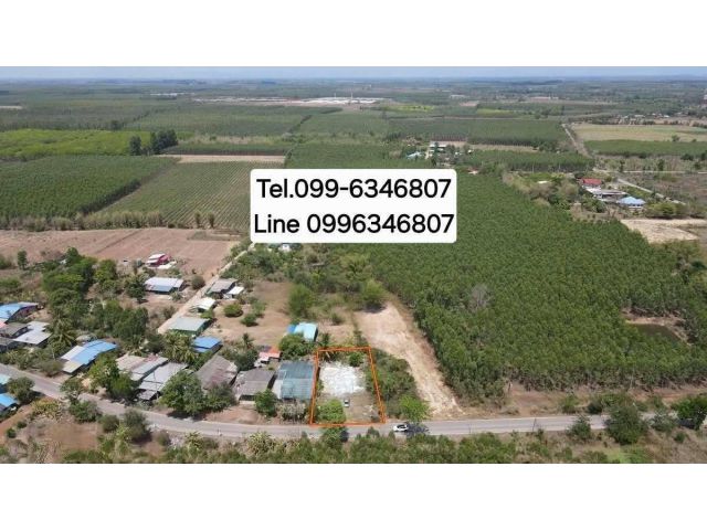 ขายถูกมาก!! ที่ดินขนาด 123 ตร.ว. ติดถนน ทำเลดี อ.กบินทร์บุรี ปราจีนบุรี ใกล้นิคม304 นิคมไฮเทค โลตัส บิ๊กซีฯ
