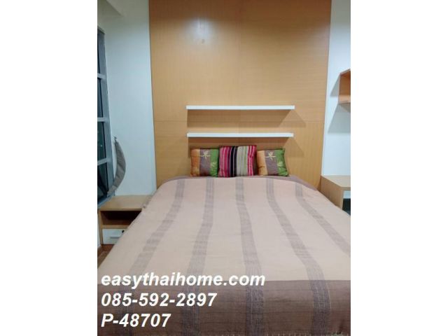 P-48707 คอนโดให้เช่า Baan Klang Krung Siam-Pathumwan เดินทางสะดวก ใกล้ BTS ราชเทวี | เฟอร์+เครื่องใช้ไฟฟ้าครบ