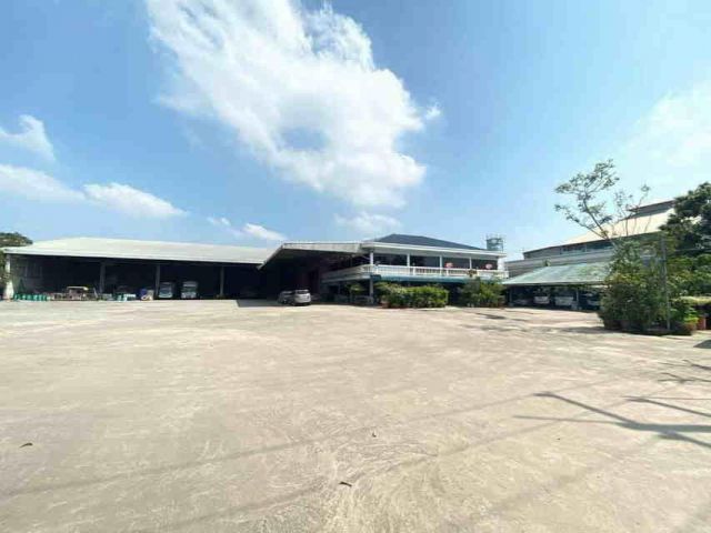 ขายที่ดิน5 ไร่  พร้อมสิ่งปลูกสร้าง โกดังและบ้านพักคนงาน ฉะเชิงเทรา #F439
