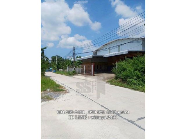 #ให้เช่าโกดังนครชัยศรี จ.นครปฐม พื้นที่ใช้สอย 450 ตร.ม.ในพื้นที่ 1ไร่