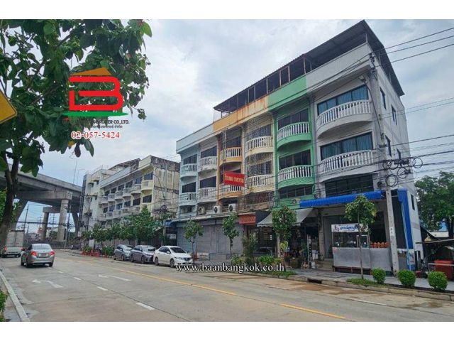 อาคารพาณิชย์ 3 ชั้นครึ่ง พระรามที่ 2 ซอย 82 (ใกล้ดับเพลิงบางบอน) เนื้อที่ 17.1 ตรว. แขวงแสมดำ เขตบางขุนเทียน