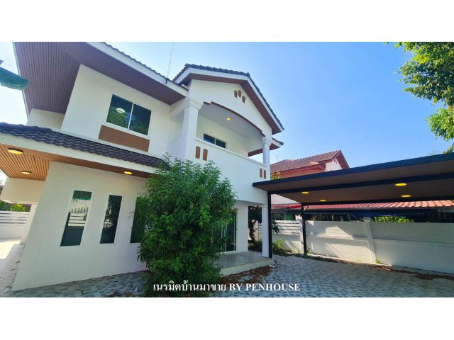 ขายบ้านเดี่ยว 2 ชั้น หมู่บ้านปรีชา สุวินทวงศ์ | 4 ห้องนอน เนื้อที่ 73 ตร.ว. จอดรถได้ 3 คัน