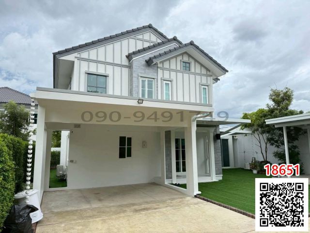 เช่า บ้านเดี่ยว Villaggio 3 ศรีนครินทร์ – บางนา หน้าลึก สวนใหญ่ พร้อมเข้าอยู่