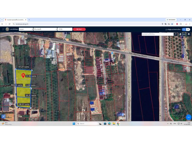 ขายที่ดินใกล้โรงเรียนท่าช้าง2-3-13.3ไร่