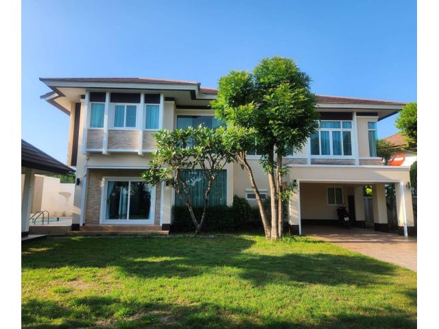 HR058-Pool villa for rent with tenant, Baan Wang Tan, San Phak Wan, Hang Dong, Chiang Mai