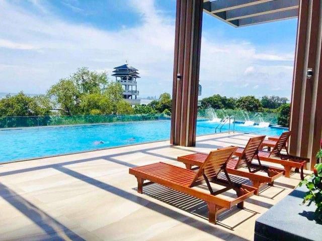 เซ็นทรัล ศรีราชา พื้นที่ใช้สอย 35ตร.ม. คอนโดThe Zea ศรีราชา ห้องห
