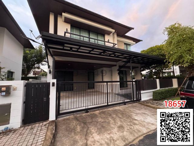 ขาย บ้านเดี่ยว 2 ชั้น หมู่บ้านเลค วิว พาร์ค วงแหวน - บางนา (Lake View Park) ตกแต่งครบ