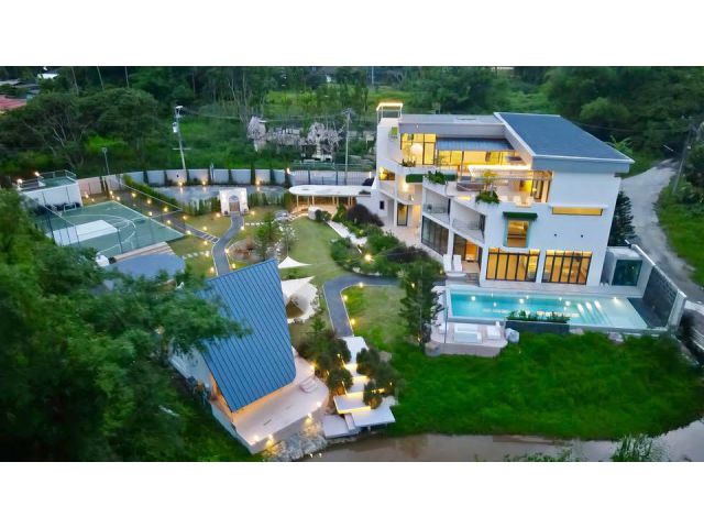 HR074-Luxury Pool Villa for Rent, 6 bedrooms, 515 Sqw., Mae Ram, Mae Rim, Chiang Mai