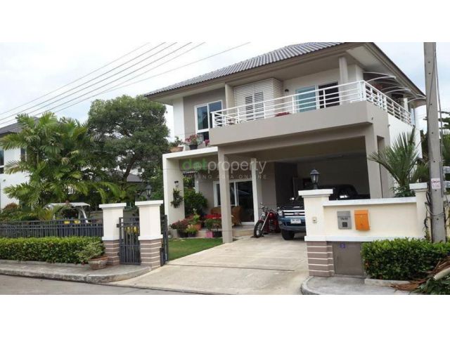HR077-ให้เช่าบ้านเดี่ยว 2 ชั้น (หมู่บ้านนันทวัน 1 แลนด์แอนด์เฮ้าส์) ต.หนองจ๊อม อ.สันทราย จ.เชียงใหม่