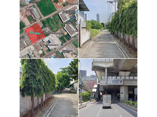 ขายที่ดิน 1-0-39 ไร่ ถ. สุขุมวิท ซอย 64 ใกล้สถานีรถไฟฟ้า ปุณณวิถี แขวงพระโขนงใต้ เขตพระโขนง กรุงเทพๆ