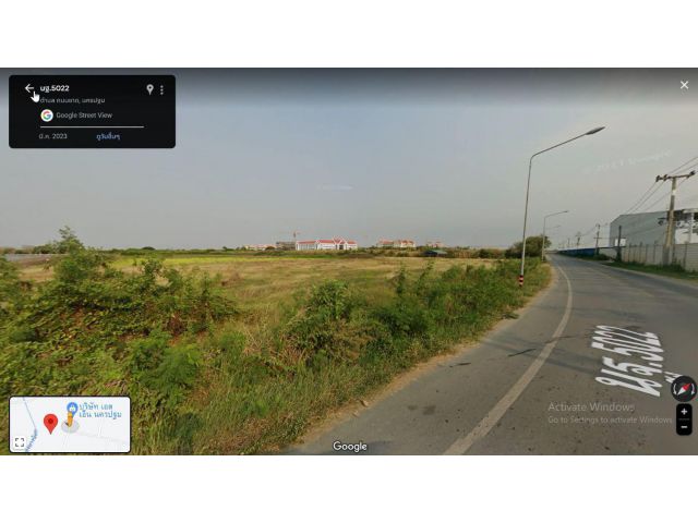 19ไร่81ตรว.. (ผังชมพู)110 เมตร ใกล้ศาลากลางจังหวัดนครปฐม