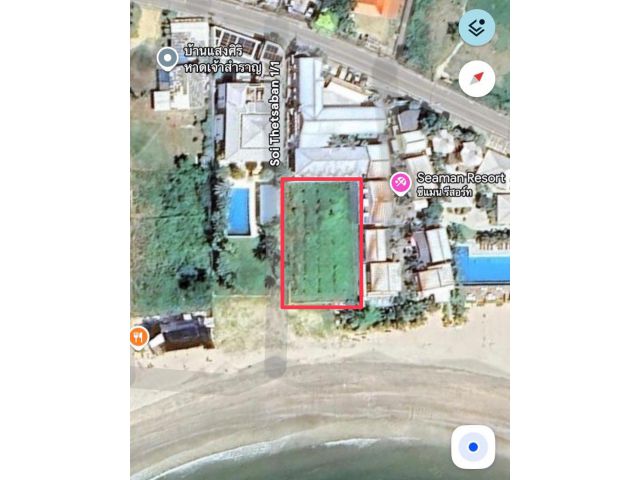 ขายที่ดินติดทะเล หาดเจ้าสำราญ จ.เพชรบุรี