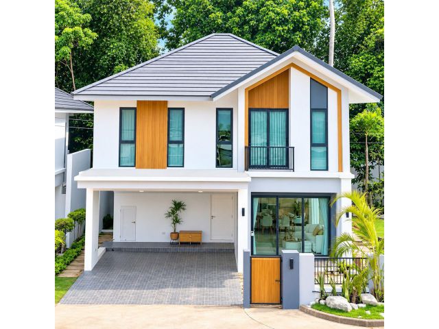 ขายดาวน์บ้านแฝด 2 ชั้น หมู่บ้านสุพิชฌา เดอะ เซอเคิล วงเวียนเกาะสิเหร่ ภูเก็ต ทำเลดี เดินทางสะดวก