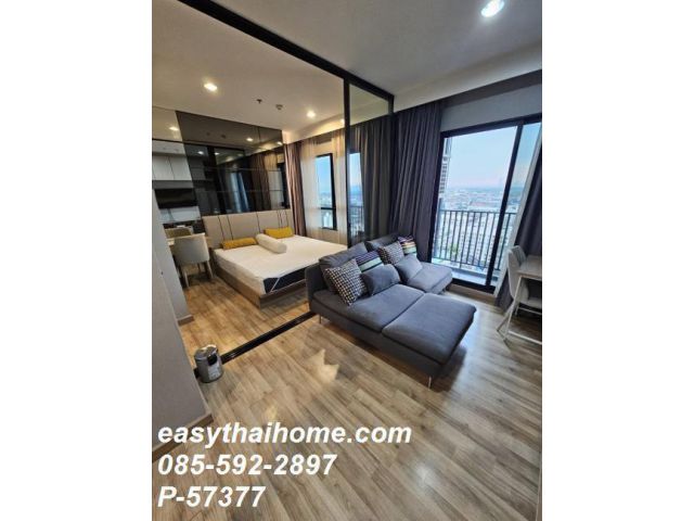 P-57377 For Rent 1 Bedroom : NICHE MONO Sukhumvit - Bearing ใกล้ BTS แบริ่ง | Line@easythaihome 085-592-2897