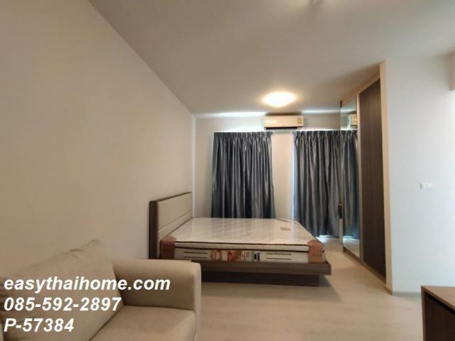 P-57384 For Rent Studio : Unio Sukhumvit 72 (Phase 2) ใกล้ BTS แบริ่ง | Line@easythaihome 085-592-2897