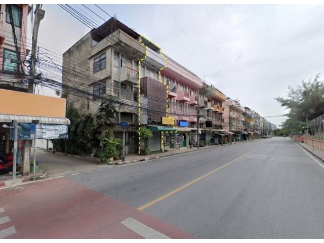 ขายอาคารพาณิชย์ 4 ชั้น 16 ตร.ว. ถ.ประชาราษฎร์บำเพ็ญ ตรงข้าม รร.จันทร์หุ่นบำเพ็ญ