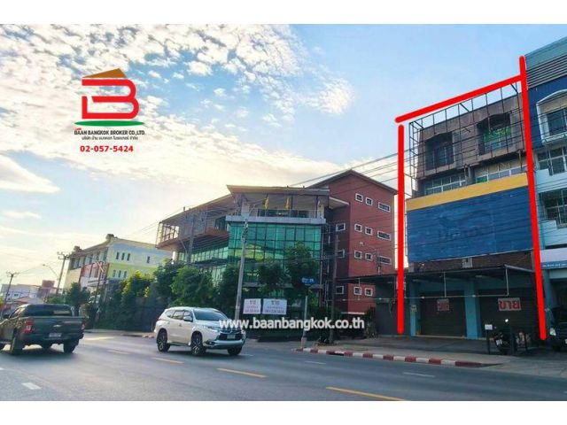 อาคารพาณิชย์ ซอยคู้บอน 29 เนื้อที่ 65 ตรว. ถนนวัดคู้บอน แขวงจรเข้บัว เขตลาดพร้าว
