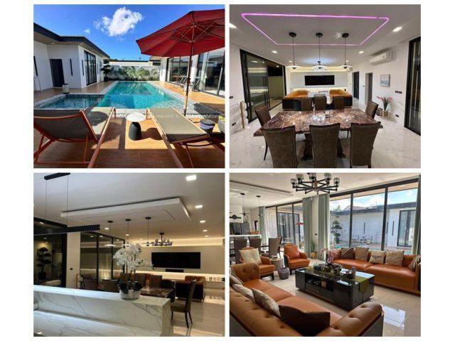Luxury villa with a private swimming pool for sale in Phuket City. Conveniently located near shopping areas, Robinson, a