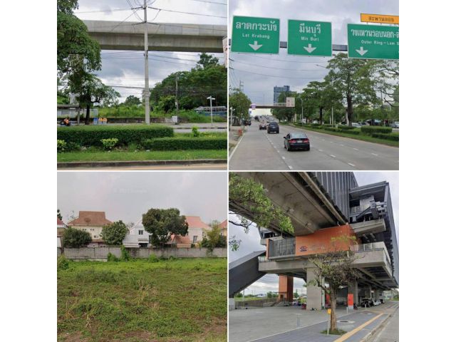 ขายที่ดินเปล่า 12-3-48 ไร่ ติดถนนรามคำแหง ห่างรถไฟฟ้าสถานี แยกร่มเกล้า 150 เมตร แขวงแสนแสบ เขตมีนบุรี กรุงเทพๆ