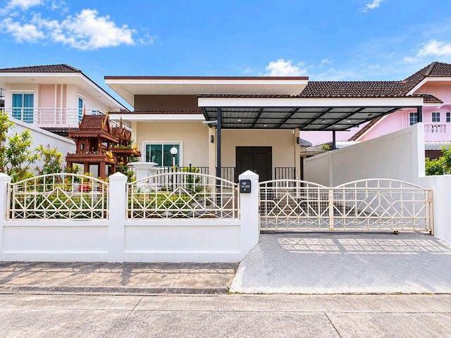 ขายบ้านเดี่ยวหมู่บ้านชานสมุทร ใกล้โลตัสศรีนครินทร์ MRTศรีเทพา 6.9