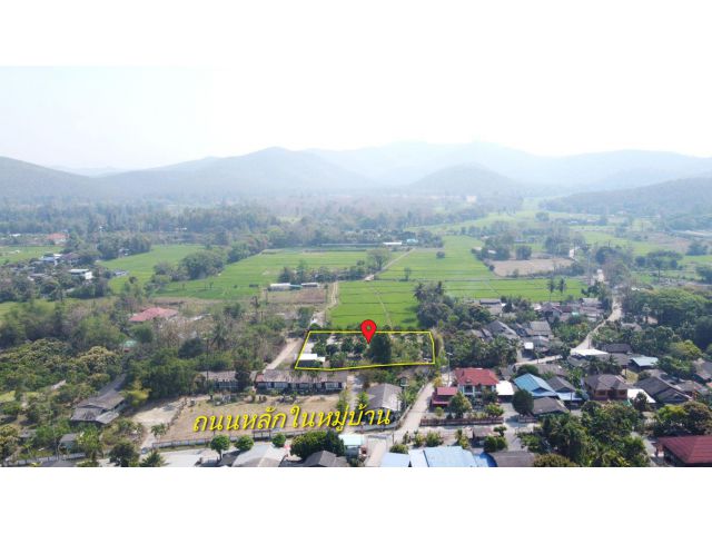 ที่ดินสวนลำไย 1-1-25 ไร่ วิวภูเขา ติดถนนคอนกรีต 2 ด้าน
