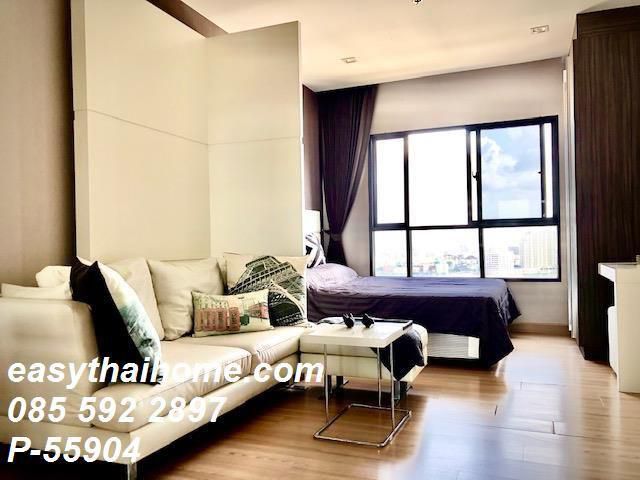 P-55904 ให้เช่าคอนโด Urbano Absolute Sathon-Taksin ใกล้ BTS กรุงธนบุรี ชั้น 29 วิวเมือง เฟอร์ครบ Line ID: @easythaihome