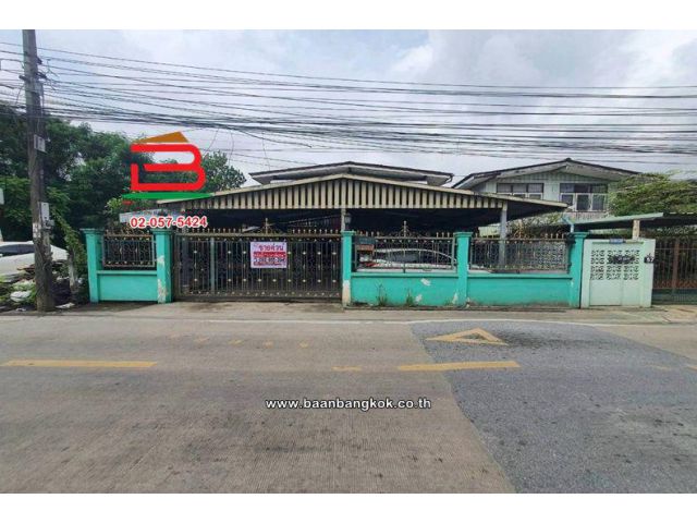 บ้านเดี่ยว 2 ชั้น เนื้อที่ 60 ตร.ว. ซอยรามอินทรา 117 ถนนรามอินทรา แขวงมีนบุรี เขตมีนบุรี