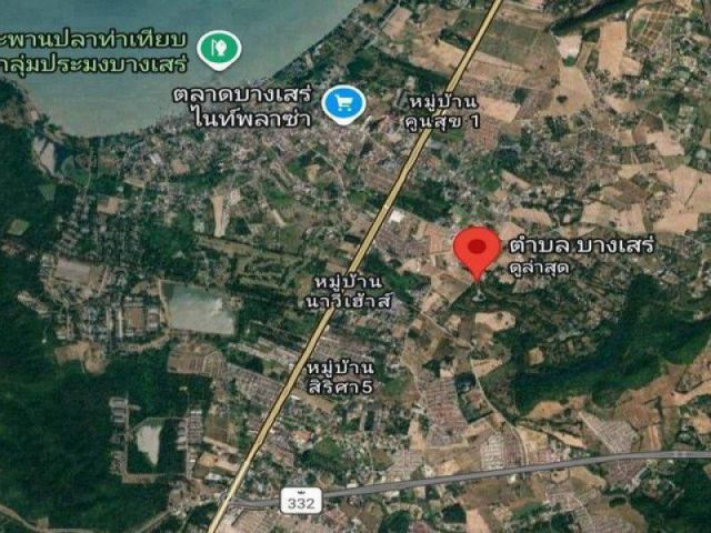ขายที่ดินบางเสร่-สัตหีบ 3 ไร่ ติดถนนคอนกรีต ใกล้สุขุมวิท หาดบางเส