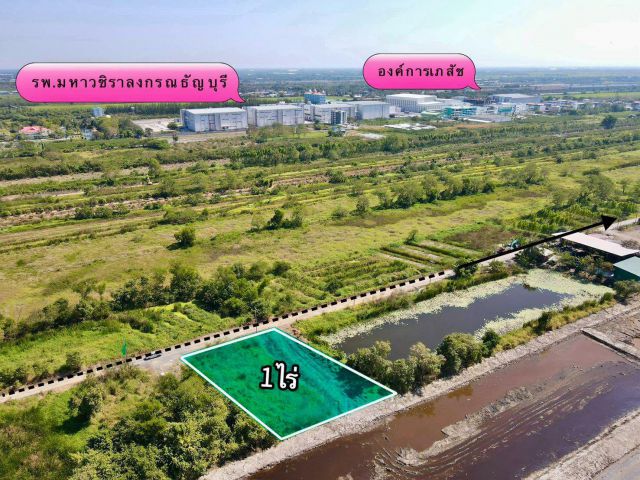 ขายด่วน ที่สวยทำเลดี ต.บึงน้ำรักษ์ อ.ธัญบุรี จ.ปทุมธานี เนื้อที่ 1 ไร่ ราคา 2.65 ล้านบาท เหมาะทำโกดัง บ้านที่อยู่อาศัย ️