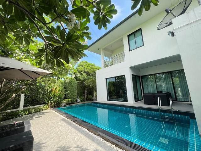 ให้เช่า ขายบ้านเดี่ยว Pool Villa โครงการ Blue Lagoon 2 บางนา วงแ