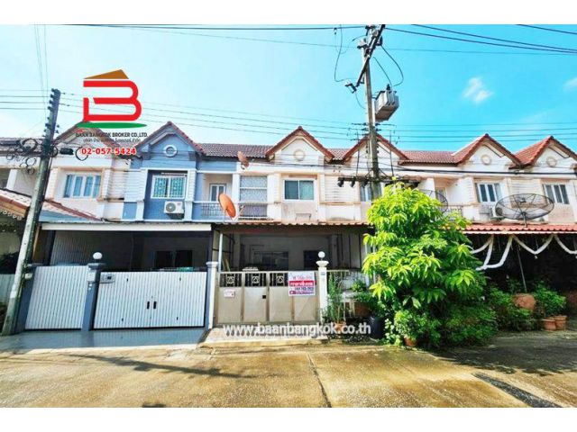 ทาวน์เฮาส์ หมู่บ้านแพรมาพร ลำลูกกาคลอง 7 เนื้อที่ 21.3 ตรว. ใกล้สำนักงานเกษตรอำเภอลำลูกกา บึงคำพร้อย ลำลูกกา ปทุมธานี