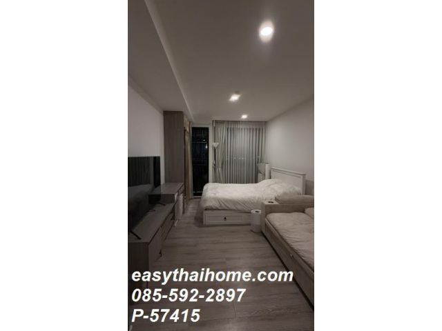P-57415 For Rent Studio : KnightsBridge Collage Sukhumvit 107 ใกล้ BTS แบริ่ง | Line@easythaihome 085-592-2897