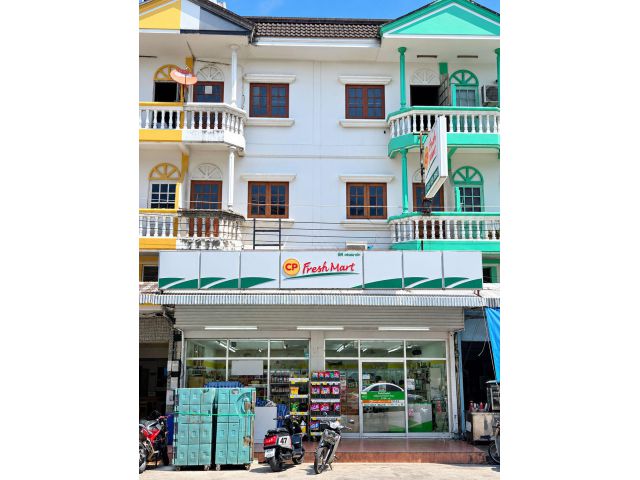 ขาย/ให้เช่าตึกแถว3ชั้นครึ่ง 20.1 ตรว.ใกล้ตลาดสิริภิบาล100ม.ปัจจุบันเป็น CP Fresh Mart จะหมดสัญญาเช่า31ธ.ค.2569 ต.ทางเกวียนอ.แกลง จ.ระยอง