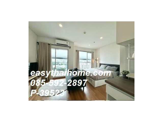 P-39523 FOR SALE Studio : Lumpini Place Rama 3 - Riverine วิวสวน สภาพสวยพร้อมอยู่ | Line@easythaihome 085-592-2897
