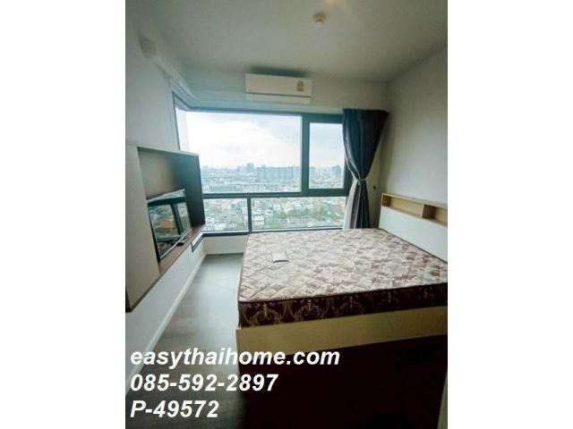 P-49572 ] FOR RENT 1 Bedroom : The Stage Taopoon Interchange ชั้นสูง วิวเมืองสวย | Line@easythaihome 085-592-2897