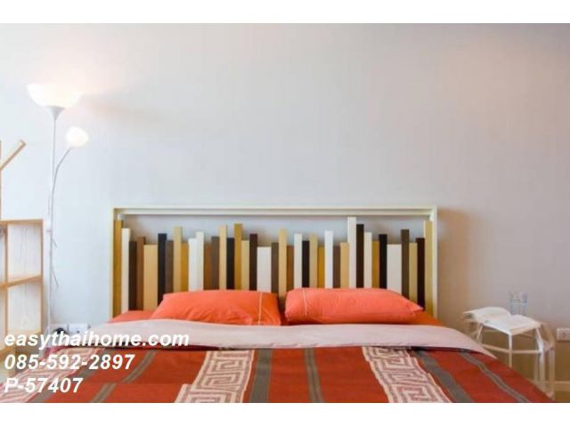 P-57407 ] FOR RENT Studio : The Room Sukhumvit 21 ชั้นสูง วิวเมือง ใจกลางอโศก | Line@easythaihome 085-592-2897