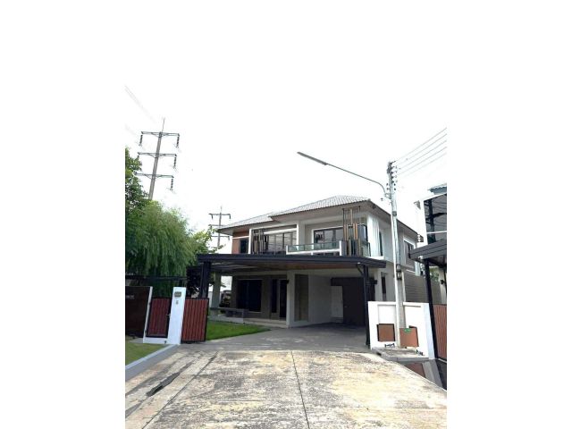 บ้านเดี่ยวให้เช่า หมู่บ้าน ภูมิ ภิรมย์ รังสิต คลอง 5 พื้นที่ 102.1 ตรว