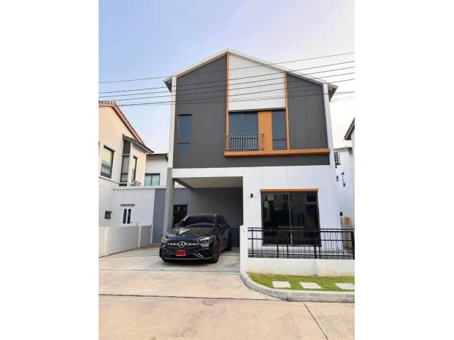 ขายบ้านแฝด หมู่บ้านอณาสิริบางนา บ้านสวยสไตล์นอร์ดิก น้ำไม่ท่วม ใกล้บายพาสบางบ่อ (N.2378)