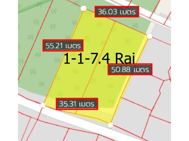L701-ขายที่ดิน 1-1-7.4 ไร่ (ใกล้ถนนคลองชลประทาน ต.สุเทพ อ.เมืองเชียงใหม่ จ.เชียงใหม่)
