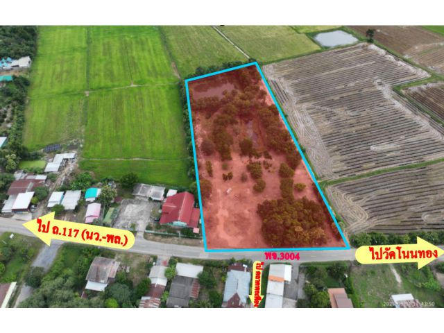 ขายที่ถมแล้ว สองนาทีถึงตลาดและที่ว่าการอำเภอ (พิจิตร > วชิระบารมี > วังโมกข์ ยกแปลง)