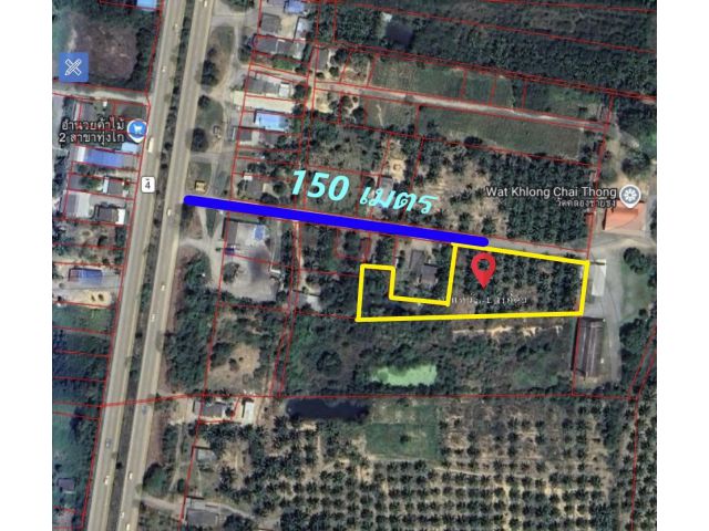 ขายที่ดินใกล้ทะเล3กม. และใกล้ถนนเพชรเกษม150เมตร